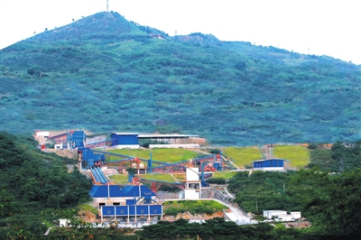 山美客戶建渝黔地區(qū)代表性環(huán)保砂石骨料生產基地