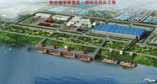 湖北一永久性砂石集并中心建成，總投資約2.5億元，年設(shè)計(jì)吞吐量360萬噸